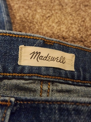 Madewell Women's 29 The MomJean High-Rise Straight-Leg Denim Jeans Medium Wash - Picture 6 of 16