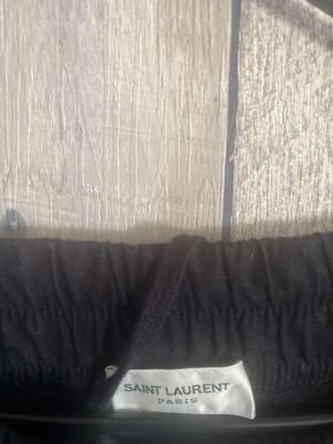 SAINT LAURENT Black Logo Sweatpants XS - Picture 3 of 18