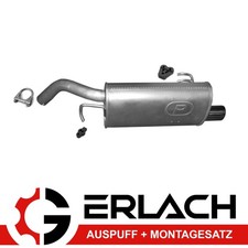 Auspuff für Colt 1.5 Turbo D DI-D Smart FORFOUR 1.5 CDi Endschalldämpfer *3971