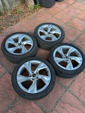Genuine Audi  A4 8W Alloy Wheels, 18" Rims + Pirelli Tyres 245/40/R18 - Excell