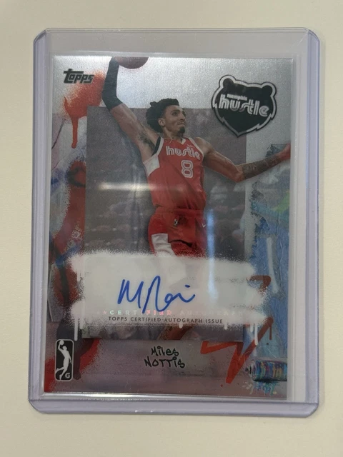 2024-25 Topps G-League - Chrome Autographs Miles Norris #AU-MN (AU, RC)