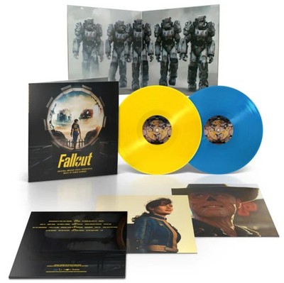 RAMIN DJAWADI - FALLOUT ORIGINAL  SERIES OST LIMITED BLUE & YELLOW VINYL LP, NEW