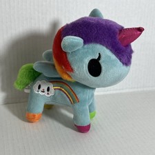 Tokidoki Pixie Unicorno Plush Rainbow Unicorn Stuffed Pegasus Pony Horse Toy 8"