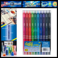 Pilot FriXion Erasable Gel Pens, Fine Point 0.7 mm Erasable Pens, Pack of 10 Ass