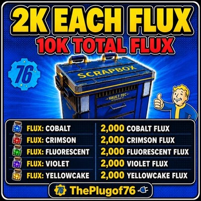 FALLOUT 76 PC | 2K EACH FLUX BUNDLE | JUNK BUNDLE