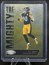 TJ Watt 2025 Panini Certified FOTL The Mighty SSP Case Hit Steelers