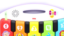 Fisher Price Deluxe Kick and Play Gym Replacement Piano Keyboard Music Purple