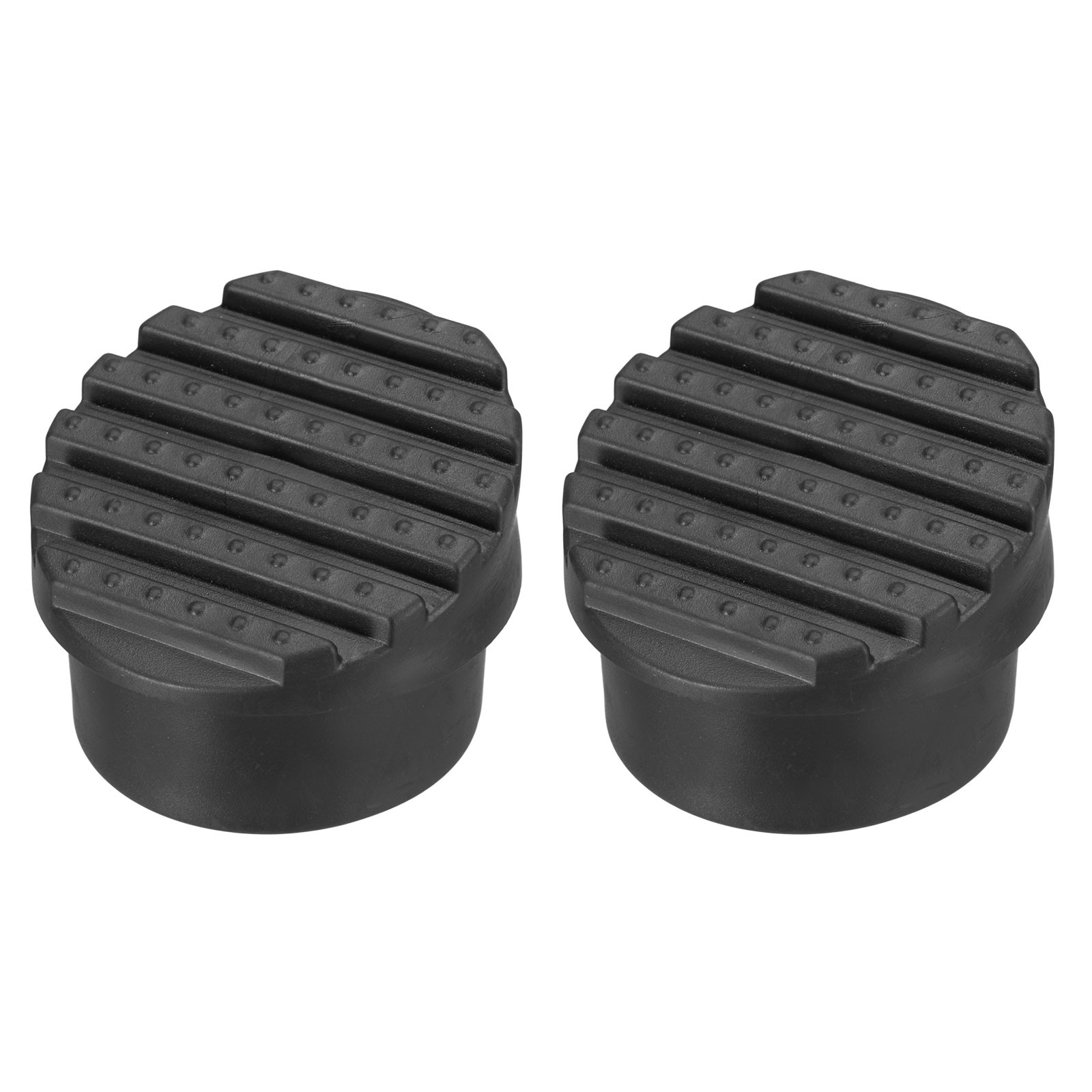 Non Slip Ladder Feet Mat, (1.89", Black)(2Pcs), Rubber Anti Slip Feet Caps