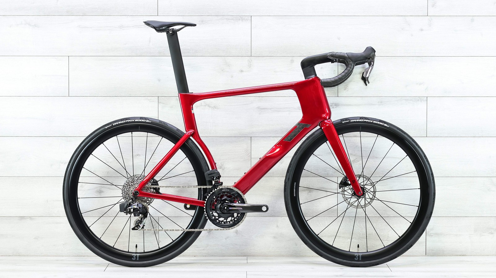 3T Strada Italia Force D2/E1 AXS Rosso Road Bike - 2026, X-Large
