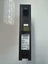 Square D HOM115PACAFI 15Amp AFCI Circuit Breaker Homeline 1 Pole 120V NNB