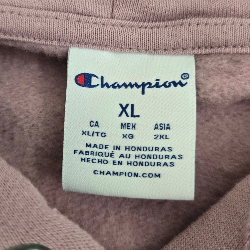 Champion x Kauai Garden Isle 图形连帽衫运动衫套衫 XL 码紫红色 — 第 3/4 张图片