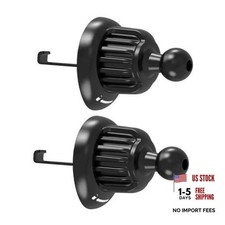 2 Pack Air Vent Clips Universal-Car Mount 0.67in 17mm Joint Ball Head Base
