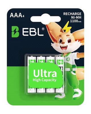 EBL 4-40x 1.2V AAA Ni-MH Rechargeable Batteries 1100mAh Triple A Battery lot
