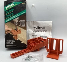 Wolfcraft Dowel Quick Model 4641 Plastic Self-centering Doweling Jig Made in USA