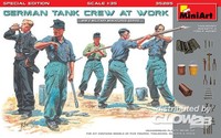 Miniart 35285 German Tank Crew At Work Figuren Modell Bausatz 1:35 In Ovp - Neu