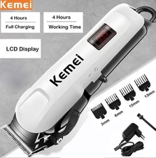 Hair Clippers Cordless Trimmer Shaving Machine Cutting Barber Beard Kemei 809A