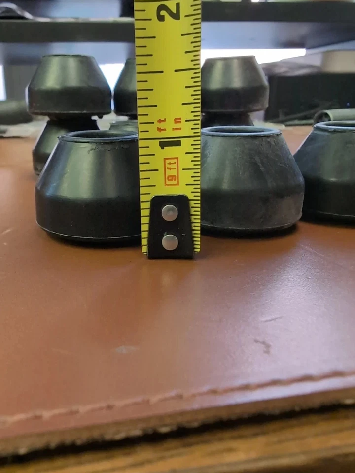 ALTAVOCES AMPLIFICADOR TOCADISCOS PIES AISLAMIENTO VIBRACIONES GOMA ISO PADS JUEGO DE 4 Foto 3 de 4