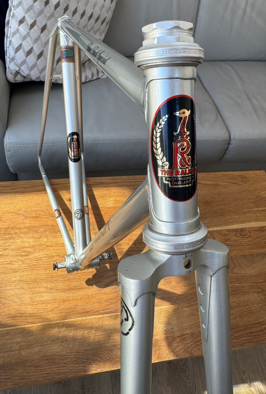 1978 Raleigh SBDU H-Code Time Trial Special Frameset - Reynolds 753 - 54cm