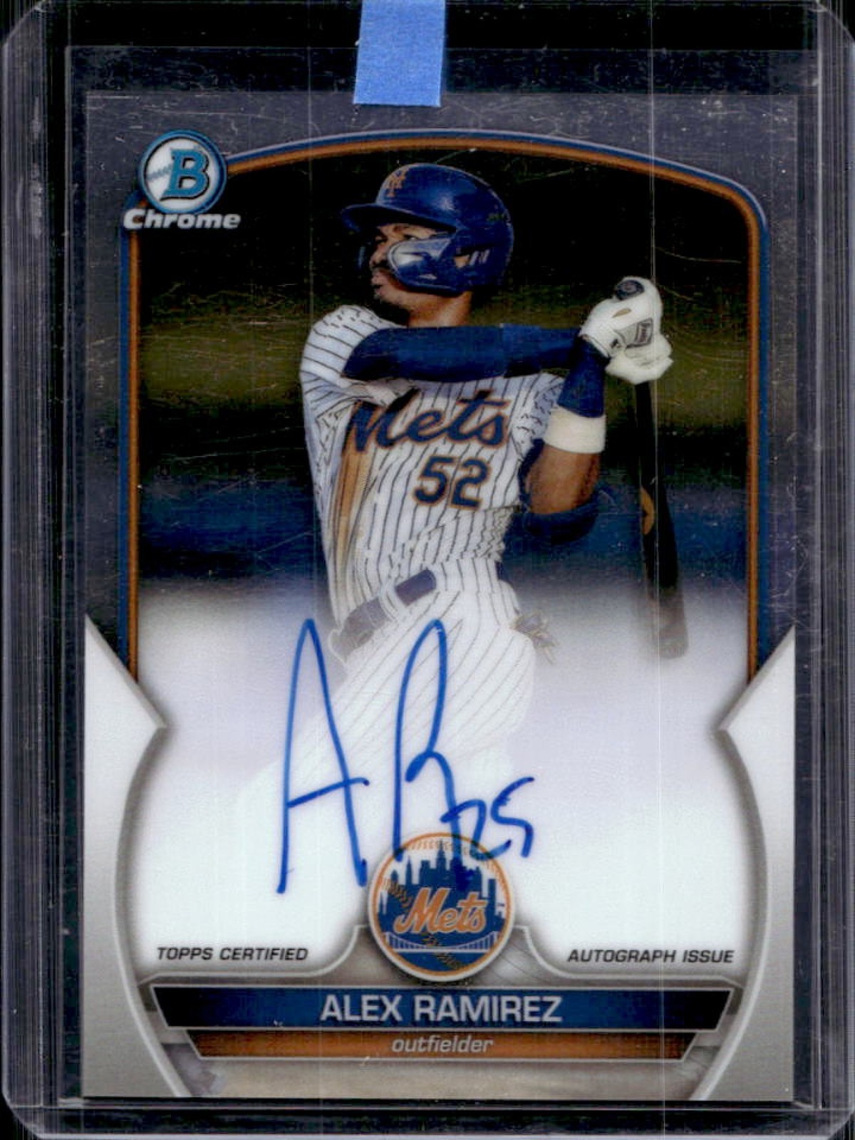 2023 Bowman Alex Ramirez Chrome Prospect Auto #CPA-AR Mets