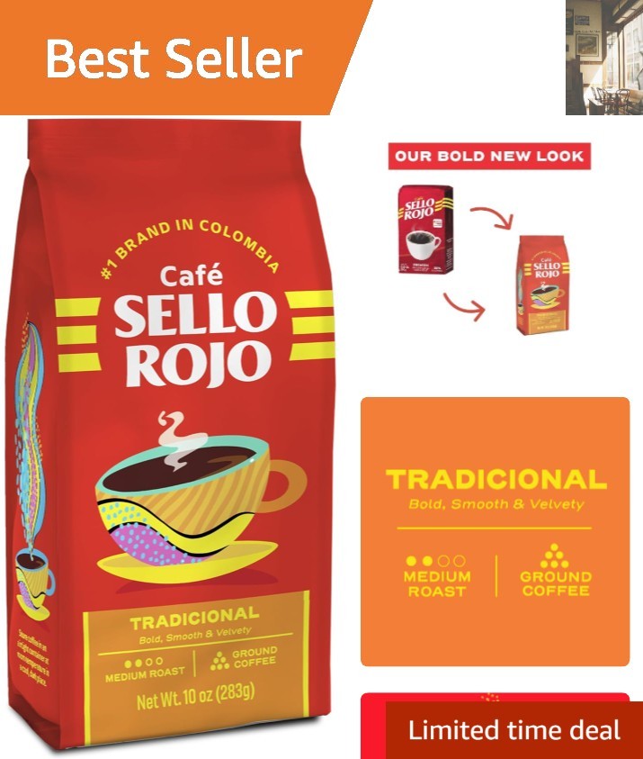 10oz Authentic Colombian Medium Roast Coffee - Bold, Smooth 
