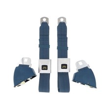 1964-67 Gm A Body Retractable Blue Deluxe Seat Belts Stagecoach Front 442 Gto 1964-67 Gm A Body Retractable Blue Deluxe Seat Belts Stagecoach Front 442 Gto