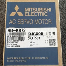Mitsubishi Electric Ac Servo Motor Hg-kr73 Great Condition Low Hours Lab Use Mitsubishi Electric Ac Servo Motor Hg-kr73 Great Condition Low Hours Lab Use