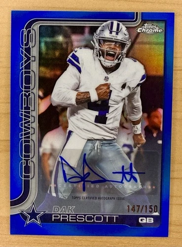 2025 Topps Dak Prescott Blue (Raw)