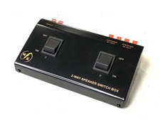 A/B A B Switch 1 in - 2 Out 2 Way Stereo Receiver Speaker Set Selector