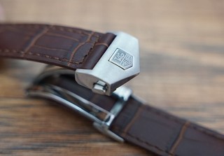 Correas de cuero con cierre de hebilla de despliegue de 20 mm para TAG Heuer Carrera y Monaco
