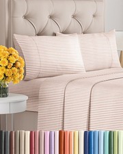 Full Size 4 Piece Sheet Set - Ultra Soft Cooling Bed Sheets - Fits 8 Inch t...