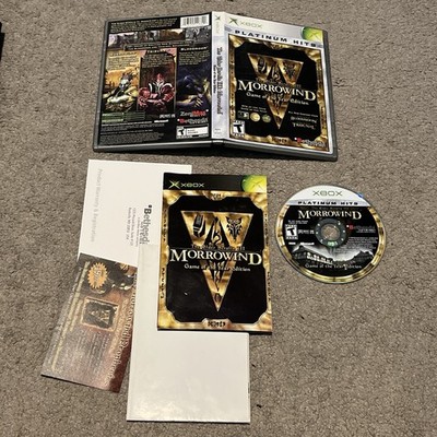 The Elder Scrolls III: Morrowind (Game of the Year Edition) Xbox w/ Manual Map
