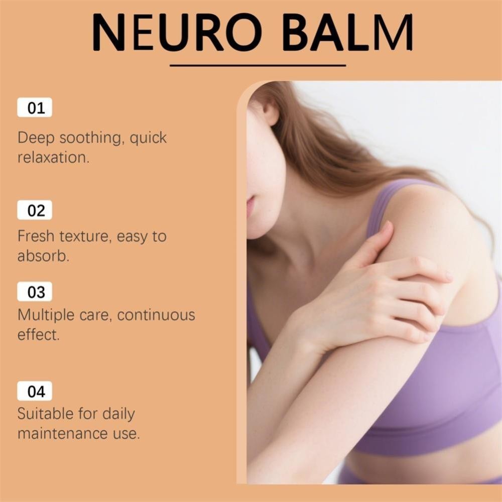 3x Therawolf Neuro Balm,Natural Herbal Joint Care Cooling Soothing