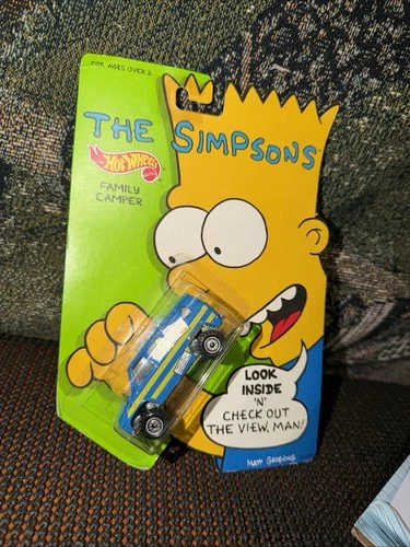 Hotwheels The Simpsons Family Camper Van Scene Machine Vintage 1990 NEW