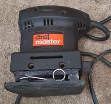 Drill Master 120V Orbital Hand Sander Item Sanding Pad 4" X 4-1/2"