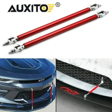 Front Bumper Lip Splitter Strut Rod Tie Support Bar For Dodge Charger Challenger