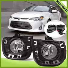 For 2014 2015 2016 Toyota Scion TC/ZELAS Fog Lights Lamps Pair w/Wiring Switch
