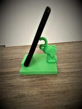Universal Phone Stand, 3D print, Plastic, Elephant, Animal, cellphone, custom