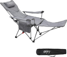 #WEJOY Sedia Da Campeggio Pieghevole Reclinabile, Sedia Sdraio Da Spiaggia Porta
