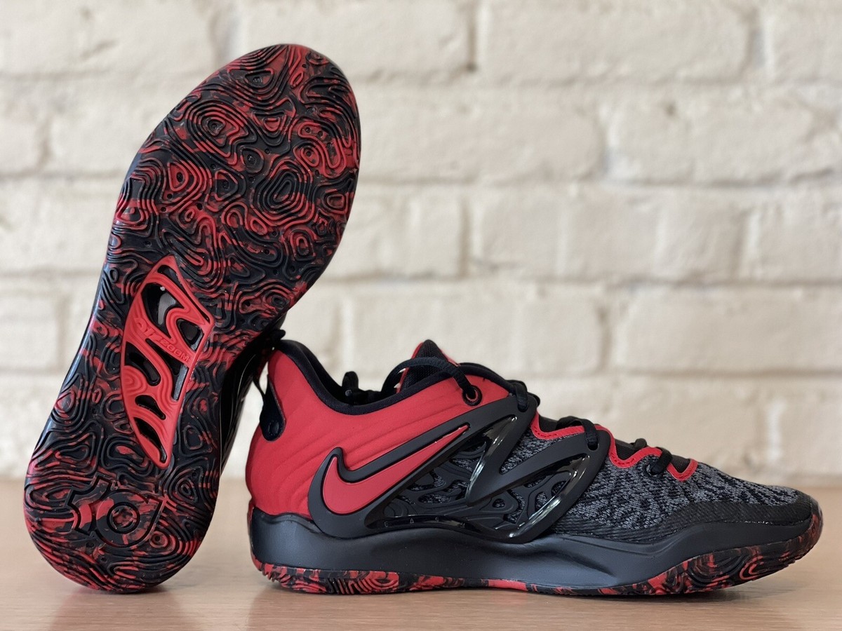 ナイキ KD15 ブレッドブラックユニバーシティーレッド Nike KD15 Bred Black University Red Basketball Shoes DC1975