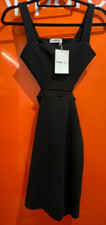Femme Luxe Black Square Neck Cut Out Bodycon Mini Dress, NEW, Size 8, B29