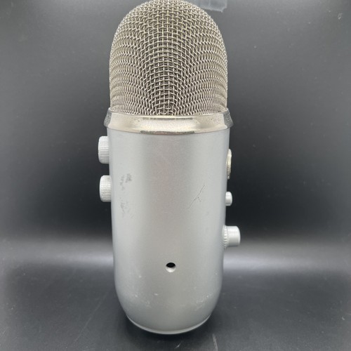 Blue Yeti USB Microphone - Silver - No Stand - Mic Only - Tested - 第 2/6 張圖片