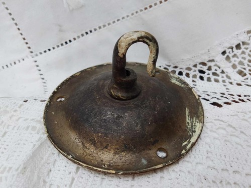 Antique Metal Chandelier Fly Catcher Ceiling Rose Hook - Choose From 3 Styles - Picture 2 of 7