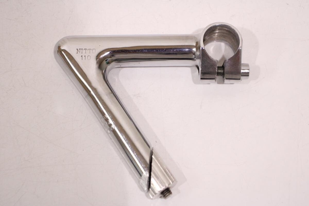 NITTO NJ PRO Steel Stem NJS 110mm Thread Stem 1-inch | eBay NITTO NJ PRO Steel Stem NJS 110mm Thread Stem 1-inch | eBay