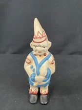 Antique AC Williams Cast Iron Circus Clown Penny Still Bank Jester
