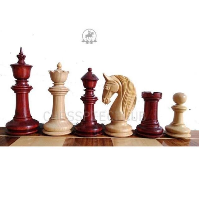 Blackburn Joseph Henry Edition Chess Pieces Only Padauk wood & Boxwoox