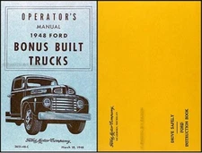 1948 Ford Pickup and Truck Owners Manual with Envelope F1 F2 F3 F4 F5 F6 F7 F8