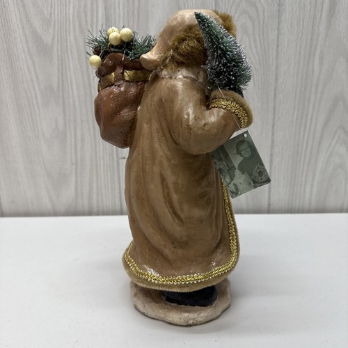 Bethany Lowe “Santa With Christmas Tree” Large 12" Woodland - Picture 15 of 24