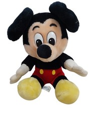 Vintage 1980s Walt Disney World Disneyland Parks MICKEY MOUSE 10" Plush GUC