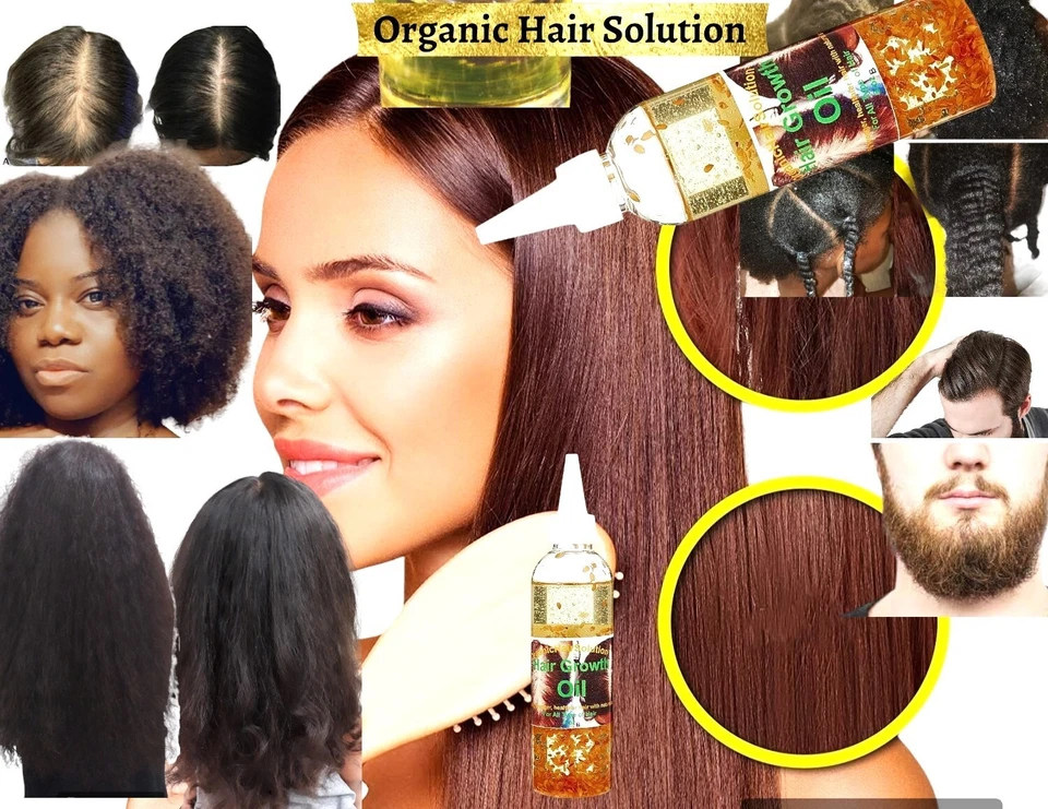 Juego de crecimiento del cabello con jojoba-castor-té árbol-cabelludo y fortalecimiento del cabello para dividir Foto 3 de 4