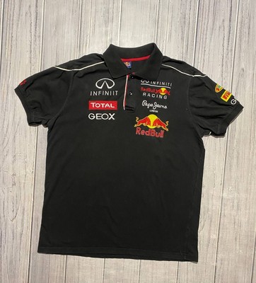 Polo vintage Pepe Jeans Infinity Red Bull Racing années 2000 homme
